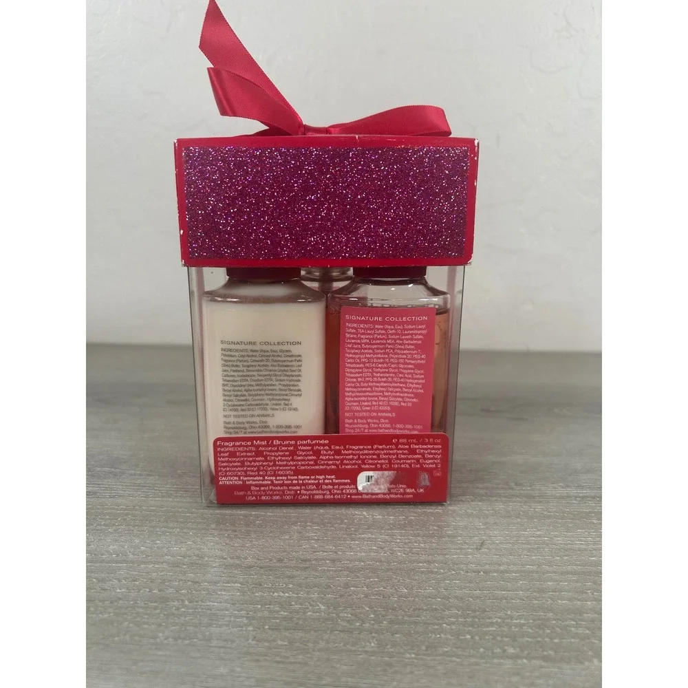 Bath & Body Works Japanese Cherry Blossom 3pc Travel‎ Gift Set Mist Lotion Gel